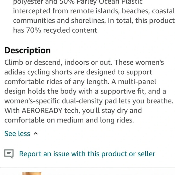 ADIDAS 1X CYCLING CICLISMO LEGGING SHORTS PADDED TIGHTS AEROREADY NWT - Picture 12 of 12